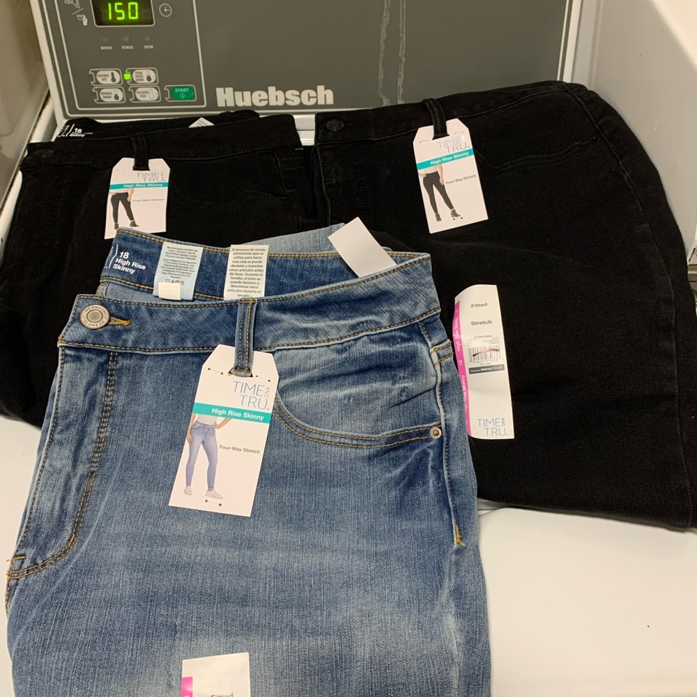 Time and True Bundle jeans 18 women NWT